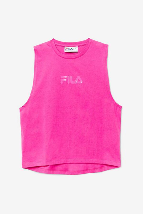 Fila Diella Athletic Women's Tank Top - Pink,NZ 304-69521